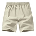 thumbnail image 4 of LTTVQM Men's Athletic Shorts Quick Dry Gym Lightweight Running Summer Workout Shorts with Zipper Pockets Khaki XS, 4 of 7
