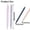 A*6, variant on Mechanical Pencil 0.5Mm, Triangular Automatic Writing Pencil for office, Educational Stationery with Metal Reinforced Tip, Ergonomic Grip for Comfort, Pen * 6 Pcs