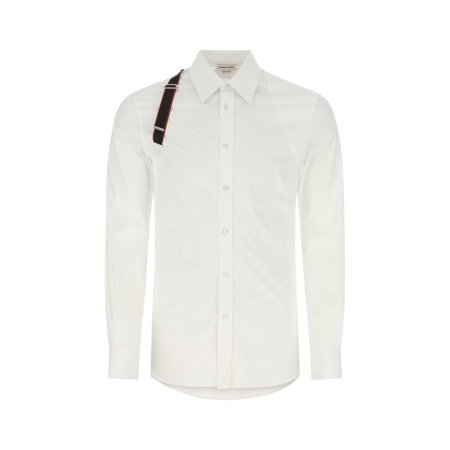 

ALEXANDER MCQUEEN White Stretch Poplin Shirt