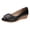 Black, variant on Vedolay Flat Loafers Women's Lug Sole Slip On Low Heel Platform Penny Loafers,Gray 7.5