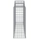 thumbnail image 5 of Muro de contención Gabion VidaXL arqueado 300x50x120/140 cm galvanizado, 5 of 6