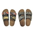 thumbnail image 3 of Women's Two Strap Slide Sandals Non-slip Beach Sandals Fashion Flat Slippers, 3 of 3