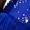 Blue, variant on Doomiva Womens Latin Tango Dance Outfits Set Tassel Rhinestones Crisscross Top and Skirt Blue L