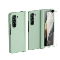 Dteck for Samsung Galaxy Z Fold 5 Case with Front Screen Protector & Hinge Protection, Full Body Shockproof Rugged Case for Samsung Galaxy Z Fold5 5G,Mint