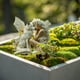 thumbnail image 4 of Decoración de estacas de jardín acrílico bohemias - Hadas y lobos blancos - Adorno para patio exterior, 4 of 6