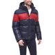 thumbnail image 1 of Chaqueta Tommy Hilfiger Classic con capucha acolchada para hombre, azul marino y rojo, 1 of 5