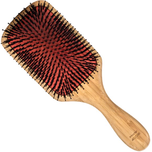 Sam Villa Brosse Plate en Bois de Polissage de la Série Artiste pour la Coiffure