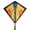 Tie Dye, variant on In the Breeze 3505 — Rainbow Stained Glass 30-inch Diamond — Colorful, Easy-Flying Kite with Included Kite Line and Bag