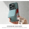 thumbnail image 4 of Native Union Active Wallet Stand – Strong Magnetic 4-Card Wallet for Smart Phones (Slate Green), 4 of 7
