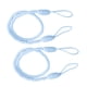 thumbnail image 1 of 2 alzapaños de cortina de 27 pulgadas de largo con borlas de gasa para ventana y dormitorio Azul, 1 of 7