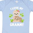 thumbnail image 4 of Inktastic Cute Sloth I Love My Grammy with Green Leaves Boys or Girls Baby Bodysuit, 4 of 5