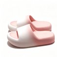 thumbnail image 2 of IEMIEMIEM Pillow Slippers Lightweight House Slides Shower Sandals Cushioned Thick Sole Beach Sandal Comfort Bathroom Shower Slipper for Indoor Outdoor 6.5-7 wide, 2 of 4