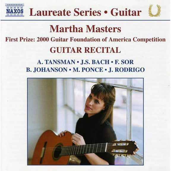 Martha Masters - Laureate Series: Martha Masters Guitar Recital - Music & Performance - CD