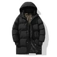 thumbnail image 2 of Men's Winter Coat Insulated Coat With Detachable Hood Heavy Duty Cold Weather Jacket Commute, 2 of 4