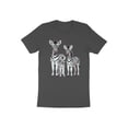 thumbnail image 6 of Stripped Pattern Zebra Horse Animal Print Gift Adult Women T-Shirt Cool Zebra Print Design Birthday Holiday Presents Tshirt, 6 of 10