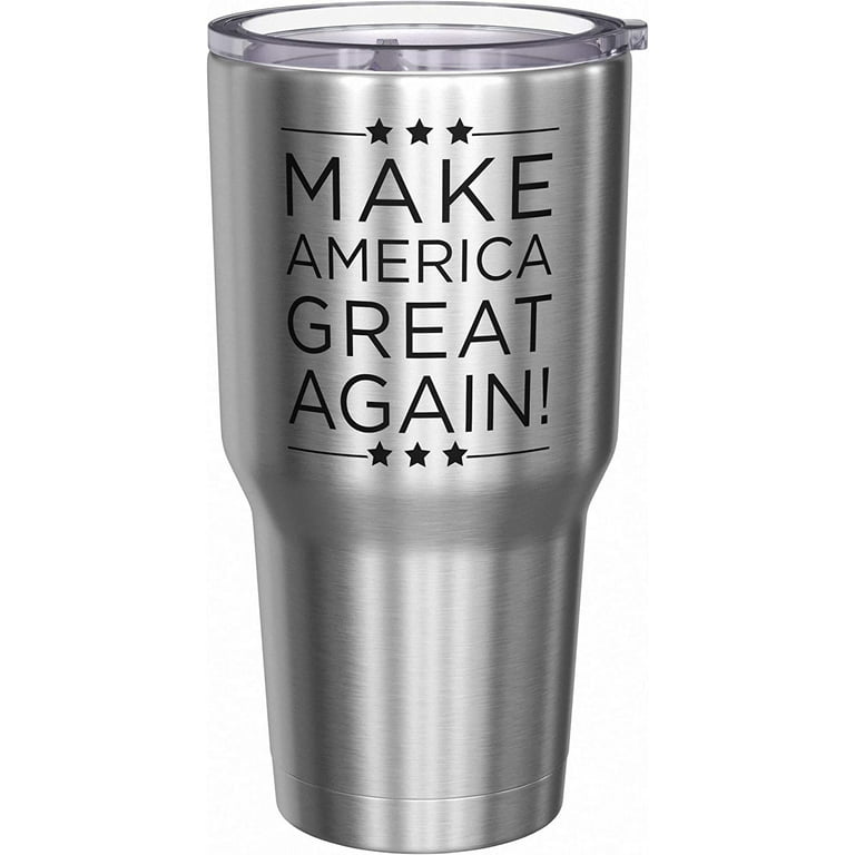 Trump 2024 20oz – 2 Sided Lasered Insulated Tumbler – Keep America Great –  MAGA