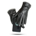 thumbnail image 3 of TERGAYEE Womens Winter Leather Gloves,manipulatescreen Texting Warm Driving Lambskin Gloves,Winter Outdoor Warm Cycling Driving Fashion Bowknot Gloves, 3 of 9