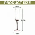 thumbnail image 2 of ACDANC 6Pcs Champagne Flutes Plastic 5.5 oz Damage-Proof Clear Cups Cocktail Cups for Dinner Vibe Mix4, 2 of 7