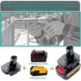 thumbnail image 5 of Battery Adapter For DEWALT Milwaukee  Li-ion Battery Convert to Craftsman 19.2V PLUG USB, 5 of 8