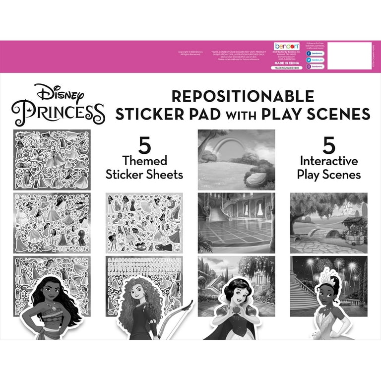 Stickers Princess For Ever - Autocollant muraux et deco