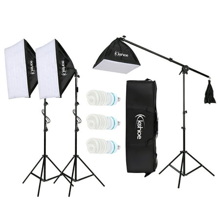 Zimtown Photo Studio Photography 3 Softbox Light Stand Continuous Kit Cost-Effective