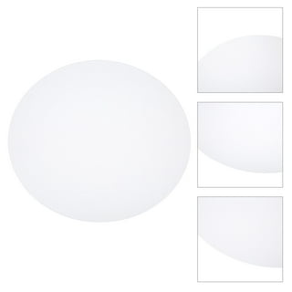 IVON 2pcs Circle Canvas, 15'' Round Professional Stretched Canvas Board for  Painting, Acrylic Pouring