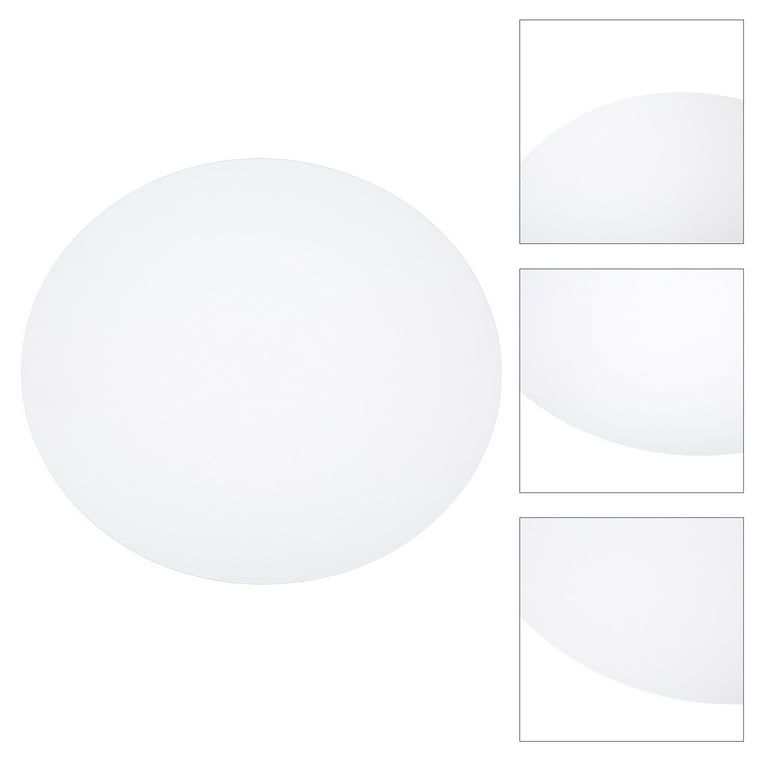 EOTVIA Large Canvas,Round Canvas,40cm Round Canvas Professional 4 Layer  Structure Cotton Circle Canvas Board For Painting Acrylic Pouring Oil Paint  