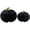 black, variant on Wiywef 3D Honeycomb Paper Pumpkin Lanterns 2 Pcs Halloween Hanging Ornaments