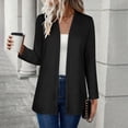 thumbnail image 4 of Guluxicc Women's Lounge Jackets Open Front Long Sleeve Everyday Wear Tops for Spring Summer Casual Outfits, 4 of 8