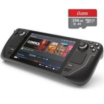 Valve Steam Deck 256GB Handheld Gaming Console, 1280 x 800 LCD Touchscreen Display,with 256GB Micro SD Card