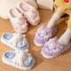 thumbnail image 2 of Sanrio-Zapatillas de casa de Hello Kitty para mujer, zapatos planos antideslizantes de felpa, dibujos animados, Kuromi Cinnamoroll Yk2, 2 of 4