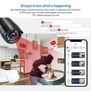 ZOSI H.265+ 1080p Home Security Camera System Indoor Outdoor, 5MP Lite CCTV DVR 8 Channel and 8 x 1080p Weatherproof Surveillance Bullet Dome Camera,NO HDD