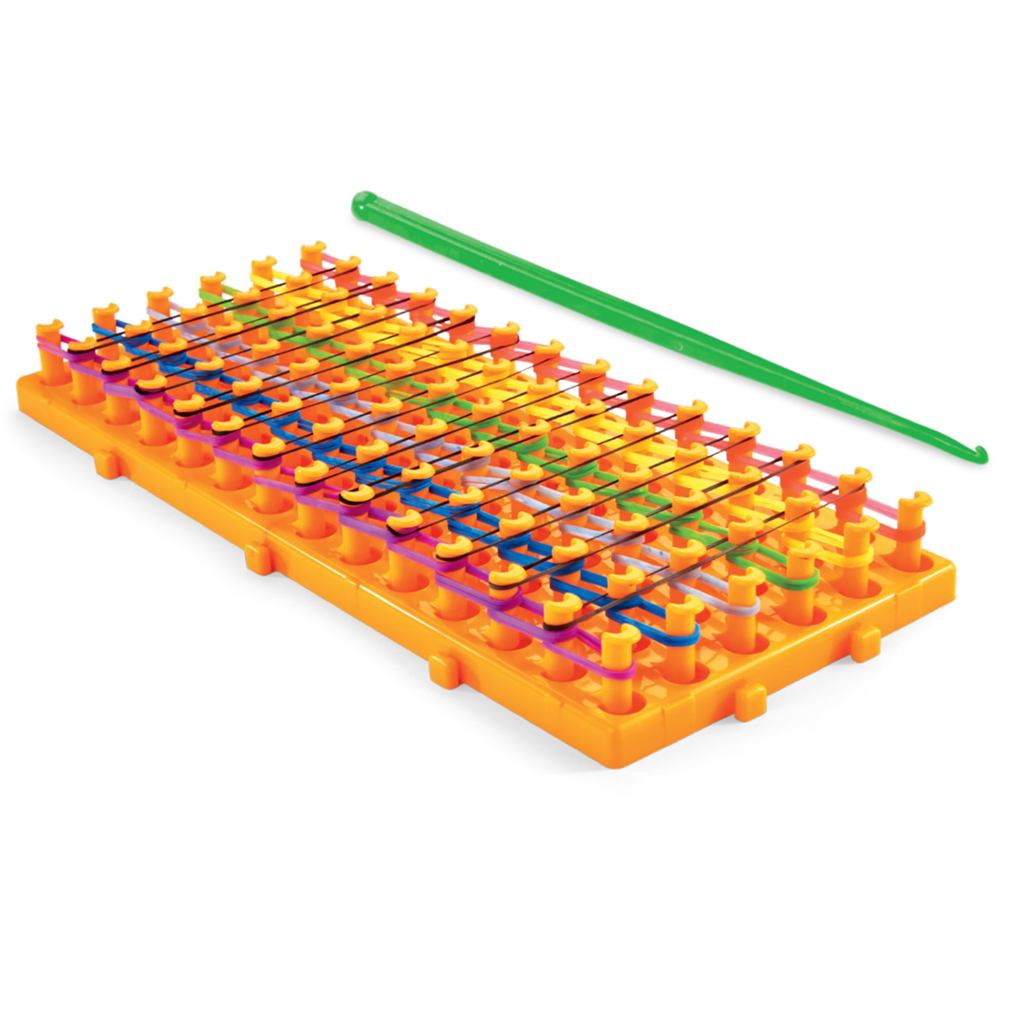 Cra-Z-Loom DIY Personalized Rubber Band Bracelet Loom Kit 6 Piece