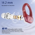 thumbnail image 4 of Auriculares inalámbricos Qecnato Bluetooth 5.4 75H Playtime IP7 Red, 4 of 7