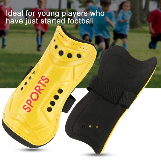Lot De 4 Mini Protège-tibias Football – 10x6 Cm, Fibre Synthétique + EVA, Choc Absorbant, Pour Enfants Garçons Filles, Sport Et Loisir