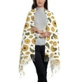 thumbnail image 2 of Sikiie Cartoon Corn Pumpkin Sunflower Shawl Wraps Big Scarf Tassel Fall Winter Thick Scarf Warm Shawl Women Fall Gifts, 2 of 8