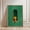 Rolled Canvas, variant on Emerald Green Woman Reading Print, Green Wall Art, Library, Minimalist Decor, Dopamine Decor, Reading Nook Bedroom Wall Art