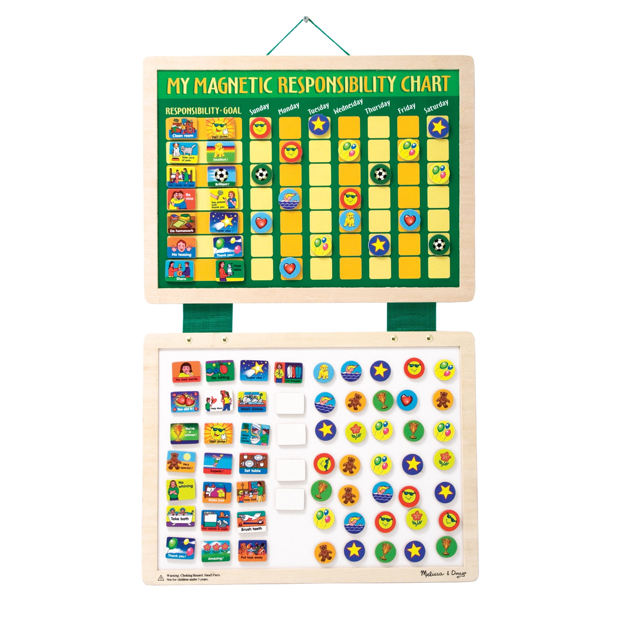 Melissa & Doug Deluxe Magnetic Responsibility Chart Ff1 for sale online 
