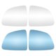 thumbnail image 3 of Espejo Retrovisor Compatible Con Tesla Model Y, Resistente Al Agua, Azul, Blanco, Lente De Cristal, Espejo De Puerta Antirreflectante Yuarrent VI011978-01, 3 of 6