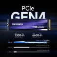 thumbnail image 4 of fanxiang S880 2TB PS5 Console SSD PCIe 4.0 PS5 SSD NVMe m.2 2280 Internal Hard Drive, up to 7300MB/s, Super Fast Response, Perfect for PS5 Game, 4 of 8