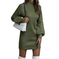 thumbnail image 3 of Cardigan Sweaters for Women Open Front Fall and Winter Sweaters Long Sleeve Loose Casual Coat Top Army Green XXXL, 3 of 9