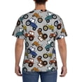 thumbnail image 2 of Rocae Color Tractor for Men's Moisture-Wicking Crew Tee - T-Shirt for Sports, Outdoor Activities, and Casual WearLarge, 2 of 9