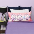 thumbnail image 2 of Emoji Licorne Oreiller de corps, 2 of 2