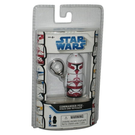 Star Wars Stack-Ems Commander Fox (2008) Basic Fun Keychain