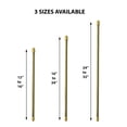 thumbnail image 5 of Evideco Adjustable Metal Cafe Curtain Rods, 24"-32" Length, Gold, Includes 4 Self-Adhesive Hooks, 5 of 5