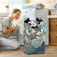 thumbnail image 5 of Yayeee Freestanding Laundry Hamper with Handle Collapsible Large Storage Basket for Clothes, Tree in The Mountains, 5 of 7