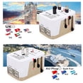 thumbnail image 4 of 4 USB Port All in One Universal International Plug Adapter World Travel AC Power Charger with AU US UK EU Plug Workhe, 4 of 6