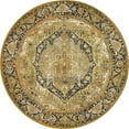 thumbnail image 2 of Unique Loom Outdoor Traditional Collection Area Rug - Nosara (7' 10" Round Green/Beige), 2 of 7