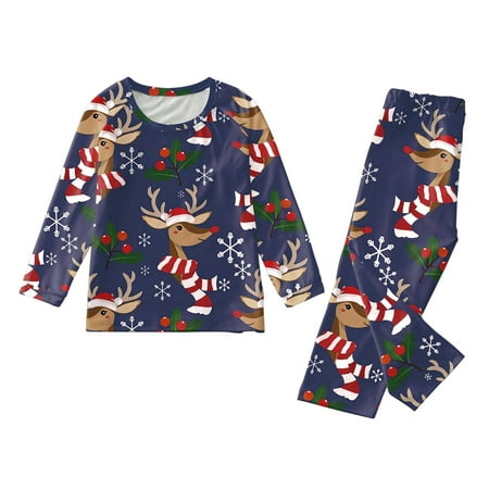 

Christmas Family Clothing Pajamas Sets Childrens