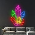 thumbnail image 5 of Handmadetneonsign Crystals Mineral Stones Neon Sign, Crystals Stones Wall Decor, Stones Wall Decor, 5 of 5